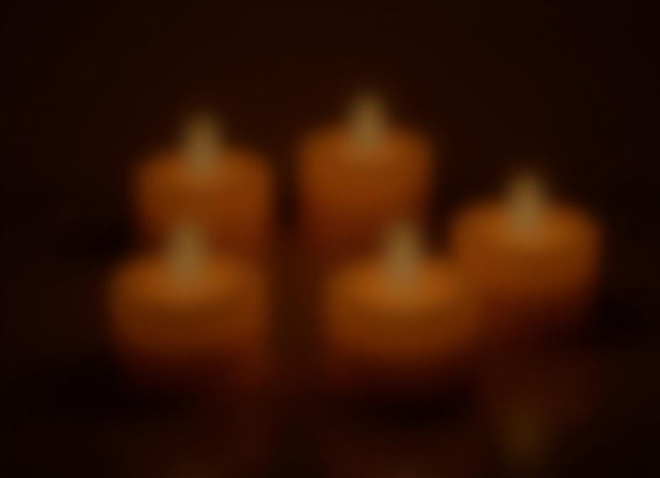 Pequeñas velas decorativas para noche, luz suave